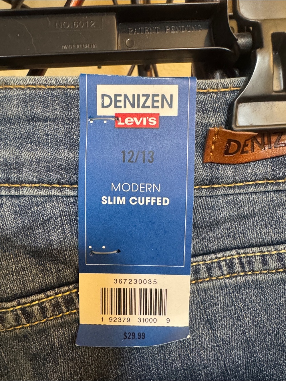 Levi's Denizen Women’s  Slim Curved Blue Stretch Jeans - Picture 6 of 8